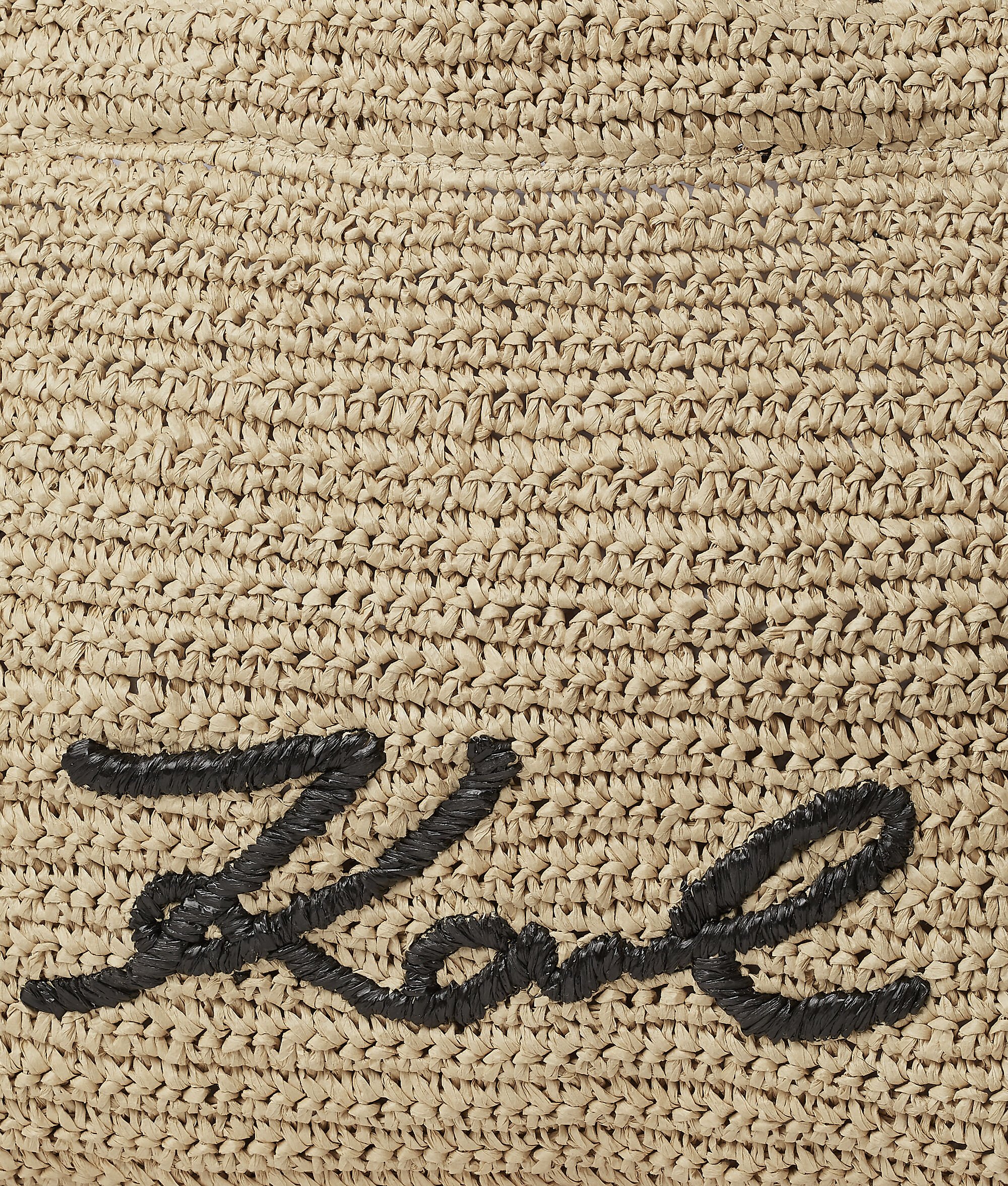 (image for) Superb K/SIGNATURE RAFFIA BEACH TOTE BAG